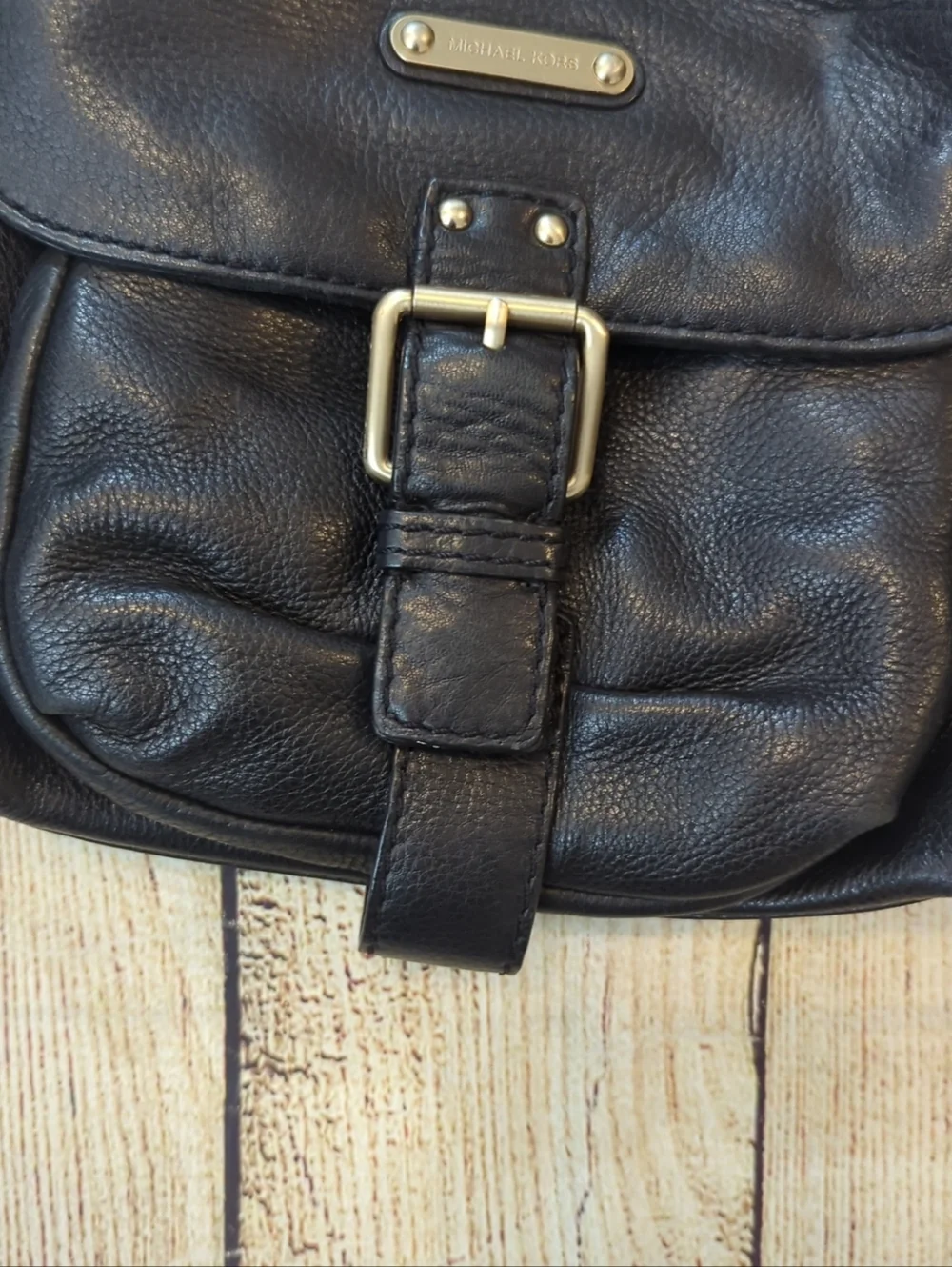 Michael Kors Y2K Black Leather Crossbody Bag - Picture 4 of 11